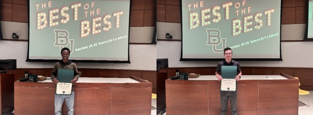 Winners of the "Best of the Best" Speech Contest
